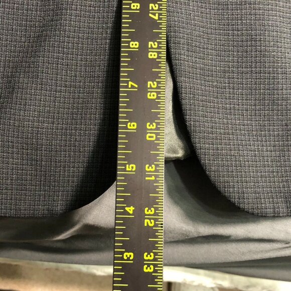 Evan-Picone Mens Suit Blazeer Jacket 42R Wool Gray Houndstooth Single-Breasted - Picture 7 of 15